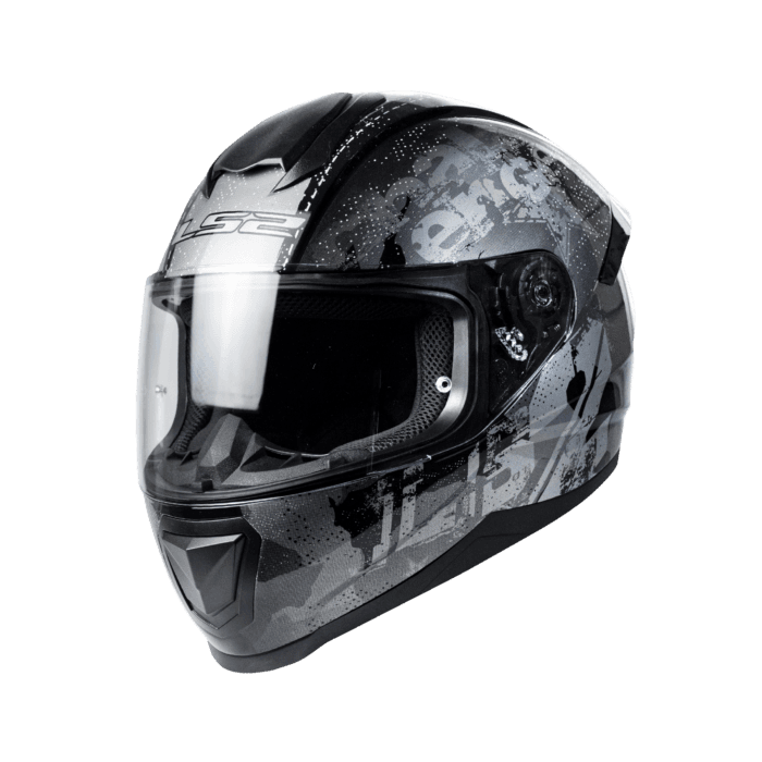 ls2 ff352 helmet Writed Full Face Phoenix Probiking The face shield is scratch resistant FF352 FLASH BLACK SLIVER FORCE