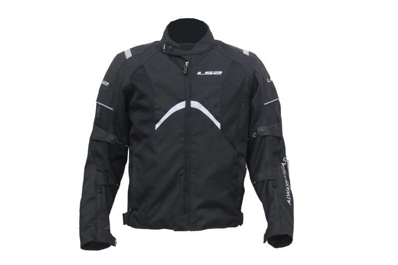 LS2 TIDE MEN BLACK REFLECTOR JACKET L2