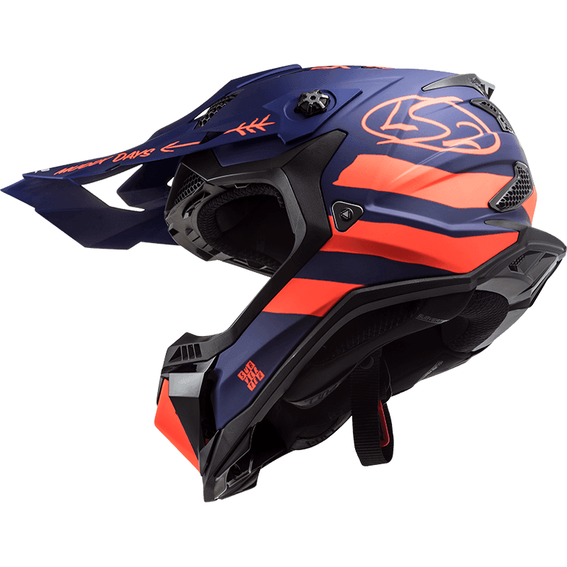 MX700 SUBVERTER EVO CARGO MATT BLUE FLURO ORANGE