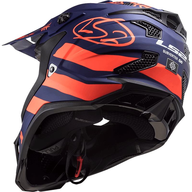 MX700 SUBVERTER EVO CARGO MATT BLUE FLURO ORANGE