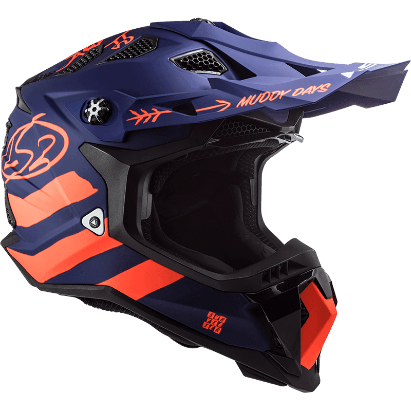 MX700 SUBVERTER EVO CARGO MATT BLUE FLURO ORANGE