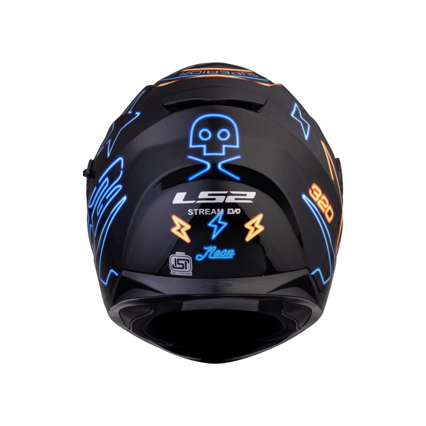 FF320 STREAM EVO NEON BLACK FLUO GREEN BLUE WITH PINLOCK