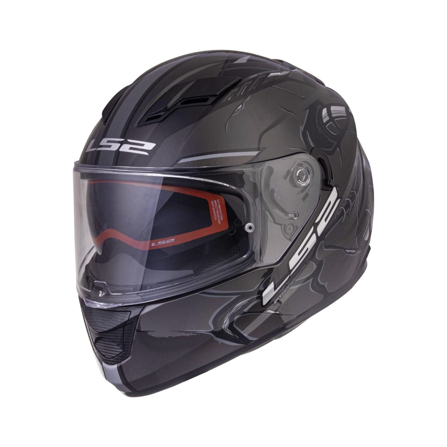 FF320 STREAM EVO ZUKO MATT BLACK GREY WITH PINLOCK