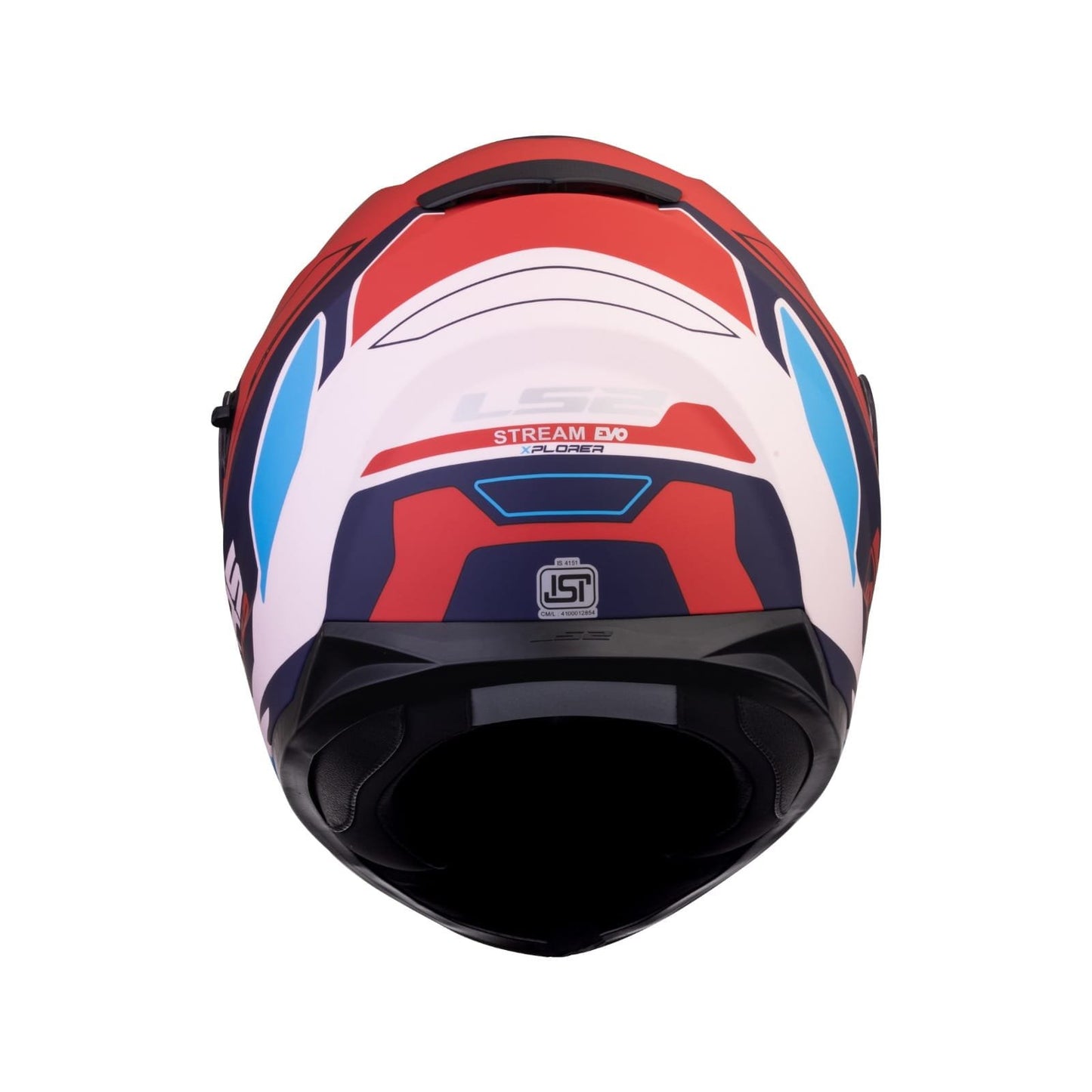 FF320 STREAM EVO XPLORER WHITE RED WITH PINLOCK