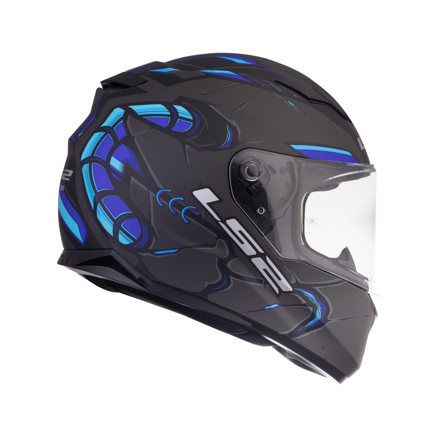 FF320 STREAM EVO ZUKO BLACK BLUE WITH PINLOCK