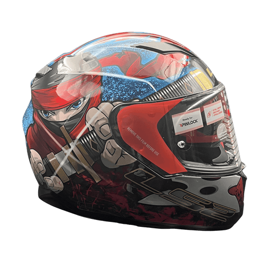 FF320 STREAM EVO NINJA RED BLUE (D-RING)