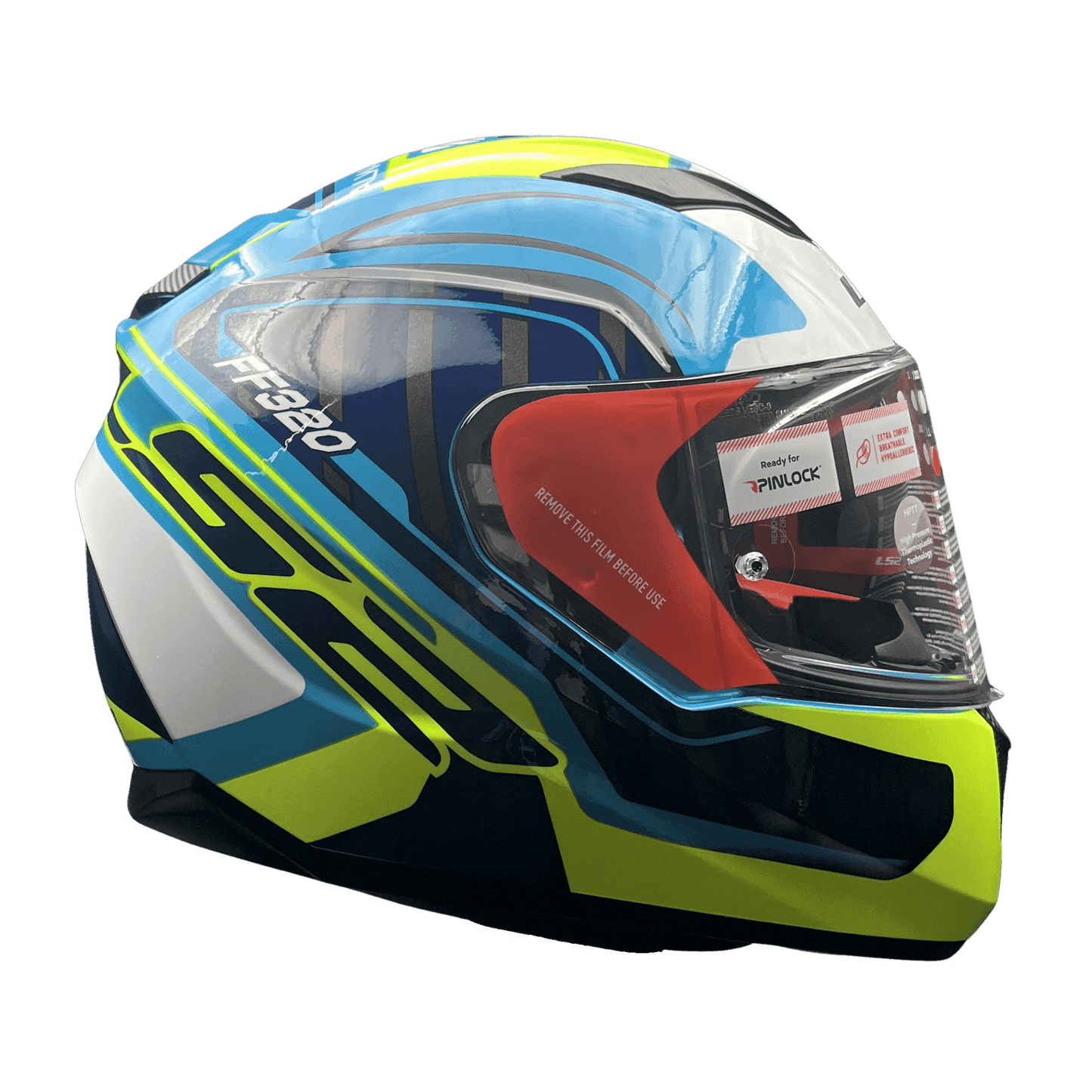 FF320 STREAM EVO LETAILS BLUE HI VIZ YELLOW (D-RING)