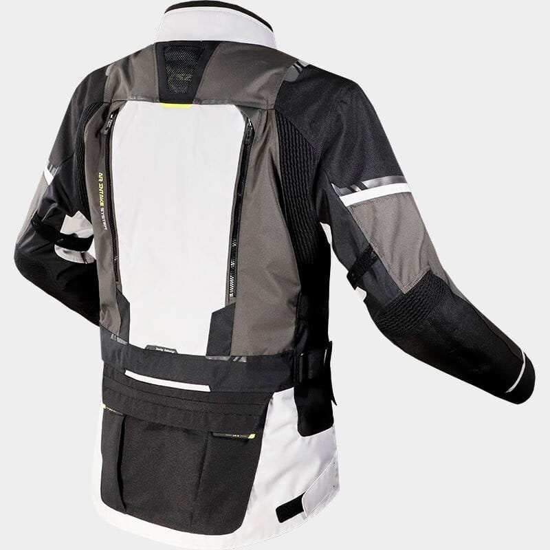 LS2 NORWAY RIDING JACKET BLACK GREY YELLOW