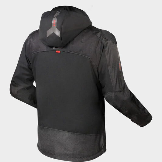 LS2 JACKET ZIRCONIUM EVO BLACK RED - CE CLASS A CERTIFIED
