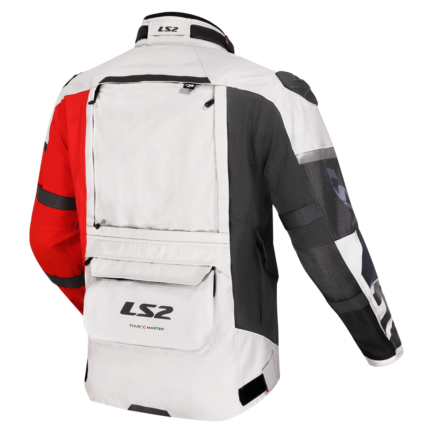 LS2 JACKET X-MASTER MAN BLACK GREY RED