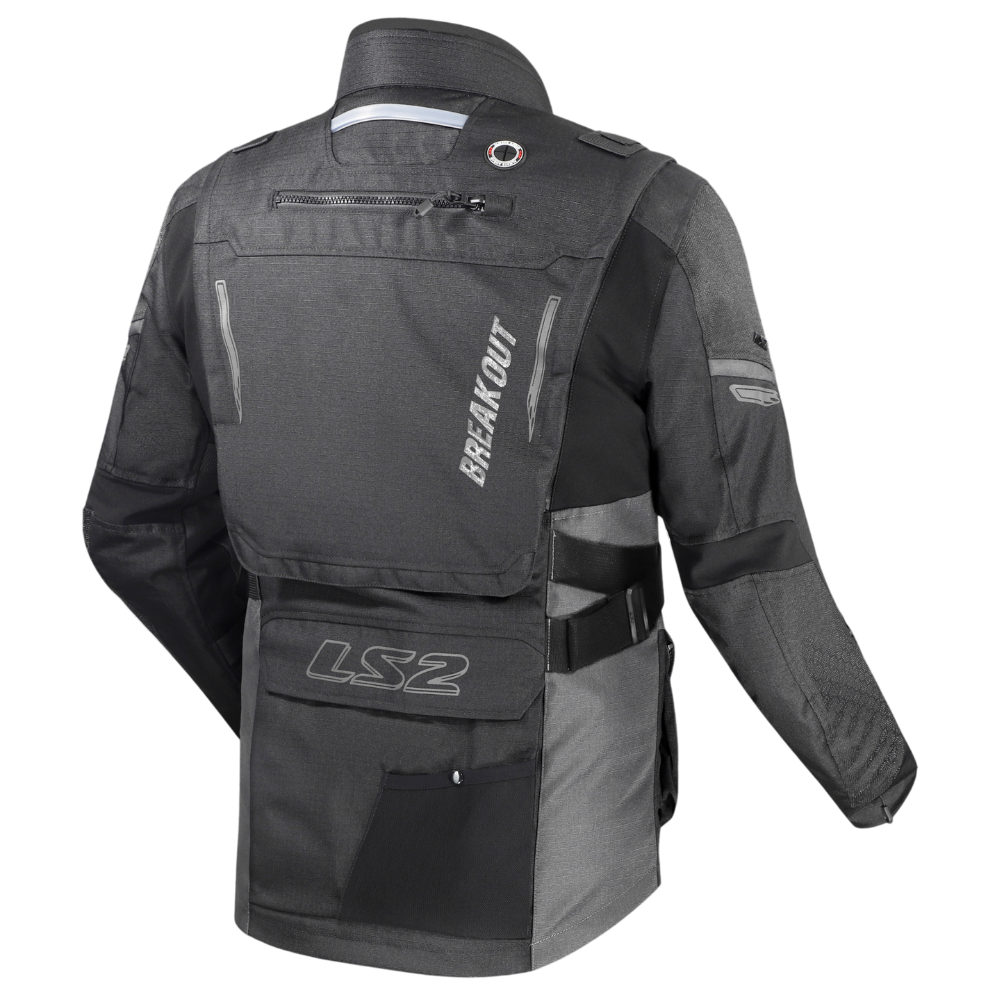 BREAKOUT MAN JACKET - BLACK SMOKE - CE CLASS AA CERTIFIED
