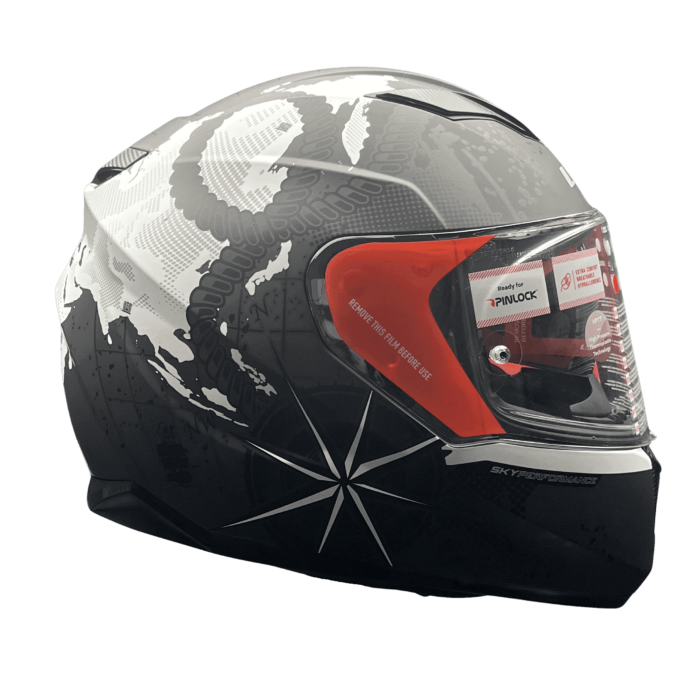 FF320 STREAM EVO VIATOR MATT BLACK 7C WHITE (D-RING)