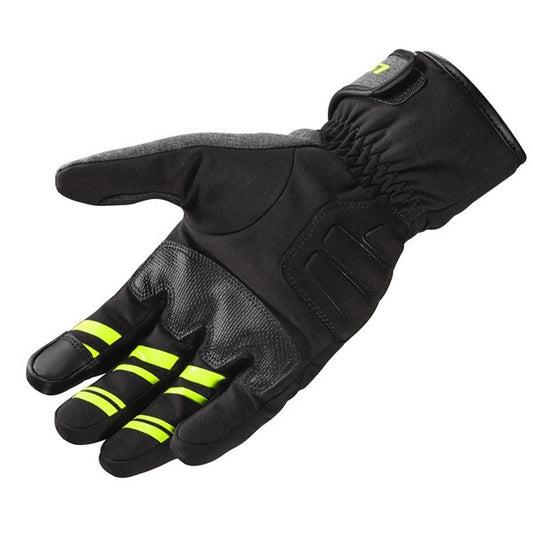 LS2 URBS II BLACK GREY YELLOW RIDING GLOVES