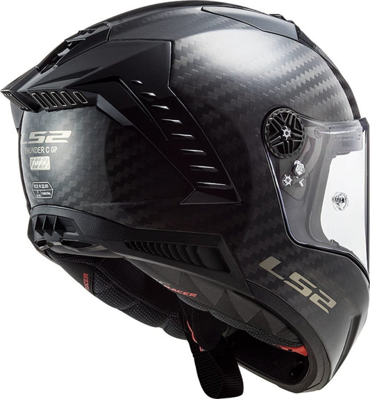 FF805 THUNDER CARBON GP RACING SOLID GLOSS HELMET (FIM CERTIFIED)