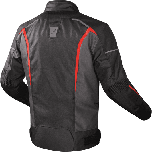 LS2 SEPANG BLACK GREY RED JACKET