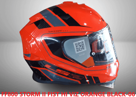 FF800 STORM II FIST HI VIZ ORANGE BLACK + LS2 HELMET BACK PACK FREE