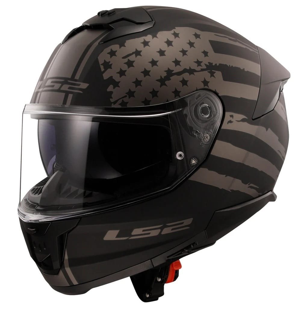ls2 full face helmet ff320-l FF320 STREAM II FLAG MATT BLACK GREY-06 – ls2helmetsindia