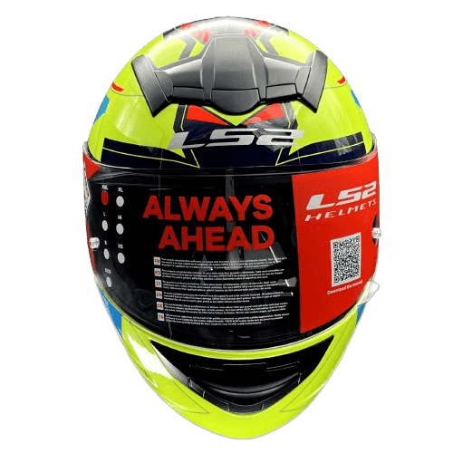 FF352 ROOKIE BETHA HI VIZ YELLOW NAVY BLUE