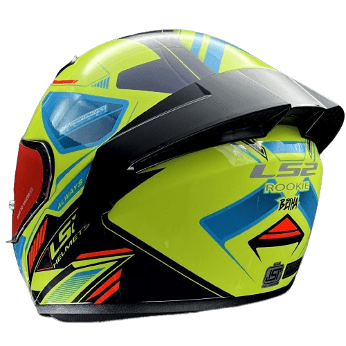 FF352 ROOKIE BETHA HI VIZ YELLOW NAVY BLUE