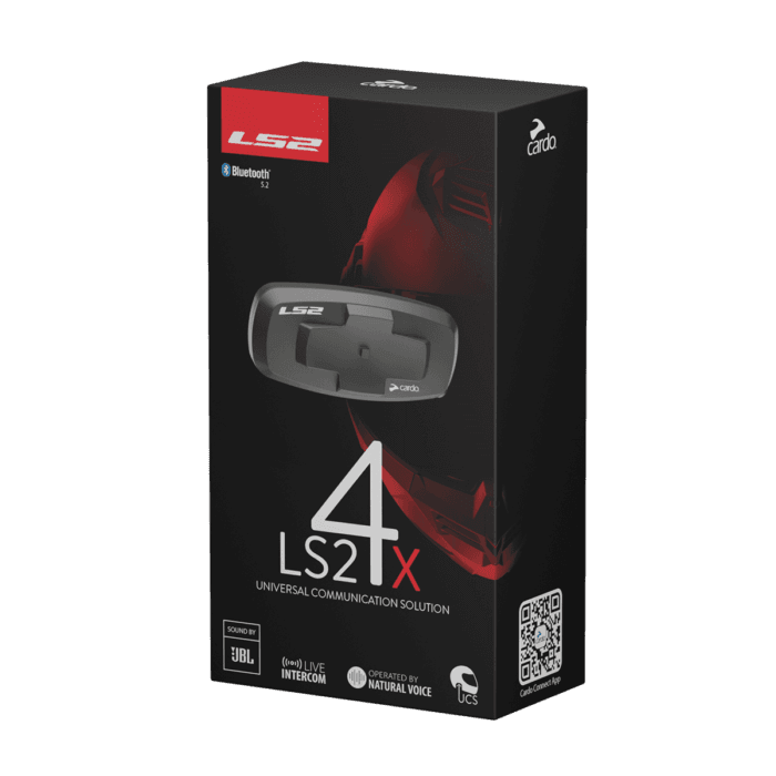 LS2 INTERCOM 4X UCS MOTORCYCLE BLUETOOTH COMMUNICATION SYSTEM