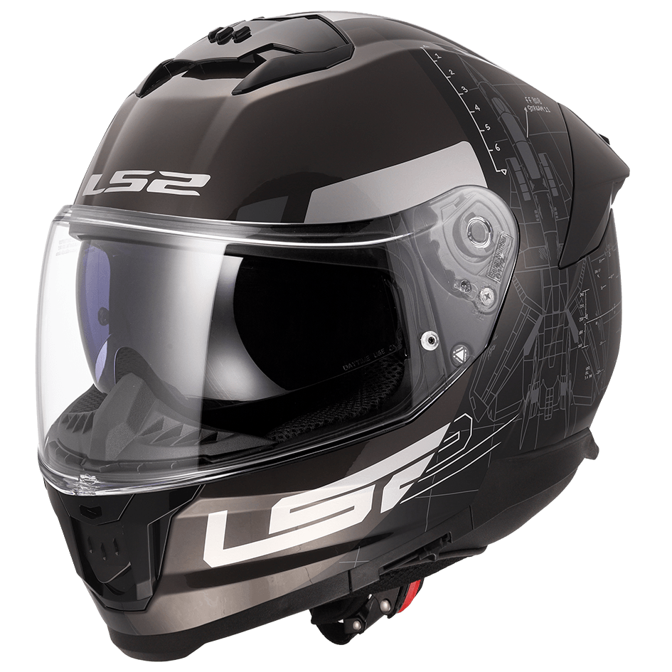 ls2 ff320 l full face helmet black l Buy Stream II It starts with an aerodynamic LS2 FF320 STREAM ll AIRFORCE