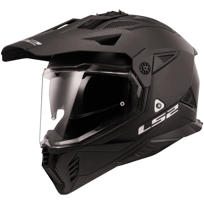 MX436 PIONEER II SOLID MATT BLACK-06 – ls2helmetsindia