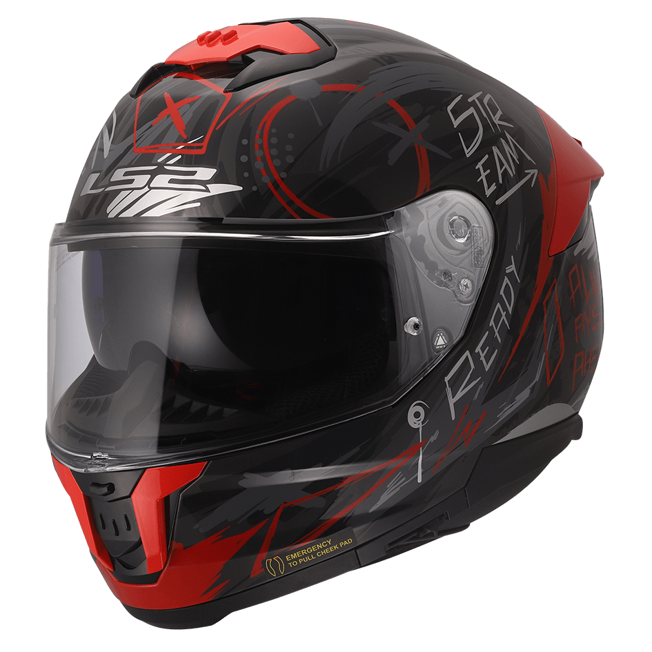 FF320 STREAM II SCRATCHES BLACK RED