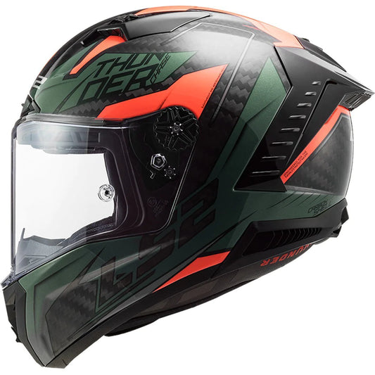 FF805 THUNDER CARBON CHASE GLOSS GREEN ORANGE