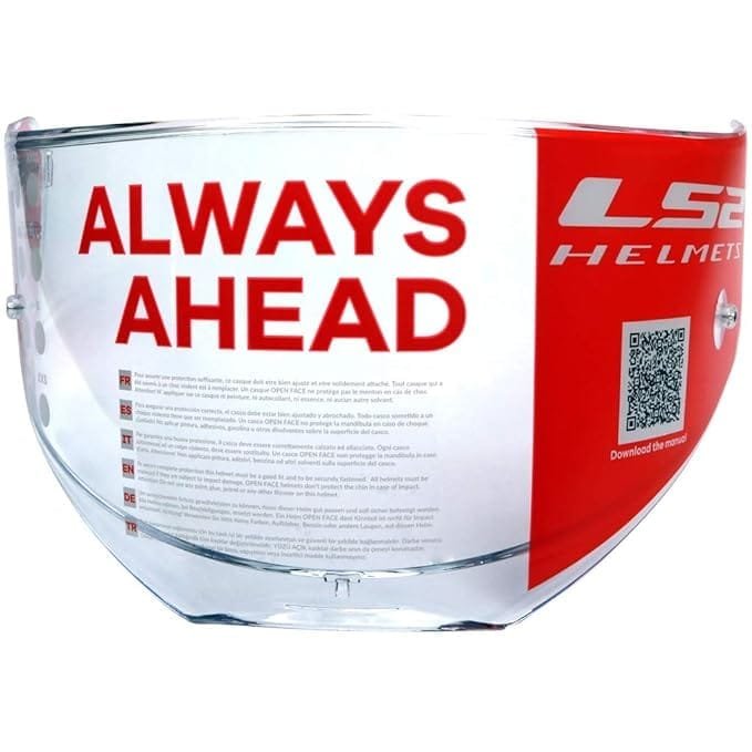 LS2 SPARE CLEAR VISOR FOR FF390 HELMETS