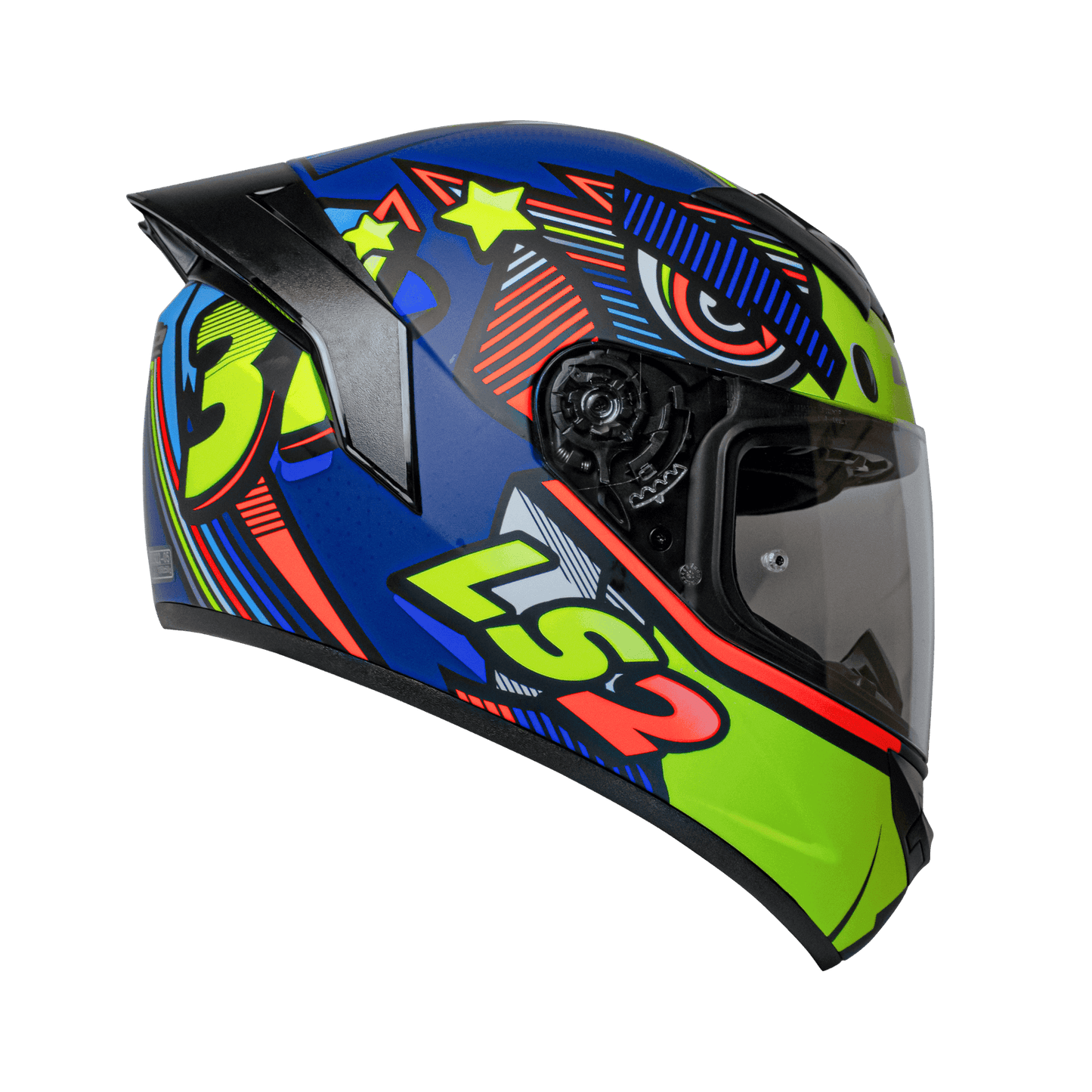 FF352 ROOKIE KHAN MATT NAVY BLUE HI VIZ YELLOW
