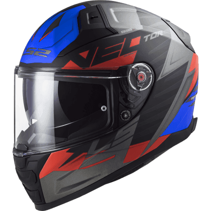 FF811 VECTOR II ABSOLUTE MATT BLACK RED BLUE – ls2helmetsindia