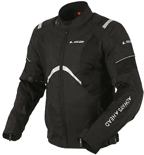 LS2 TIDE MEN BLACK REFLECTOR JACKET  L2