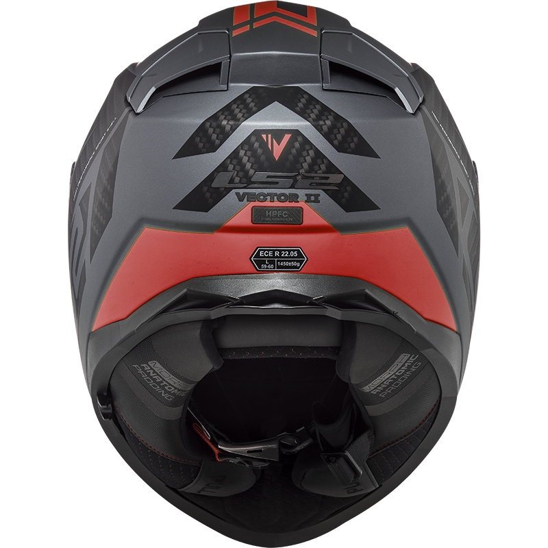 FF811 VECTOR II SPLITTER MATT TITANIUM RED
