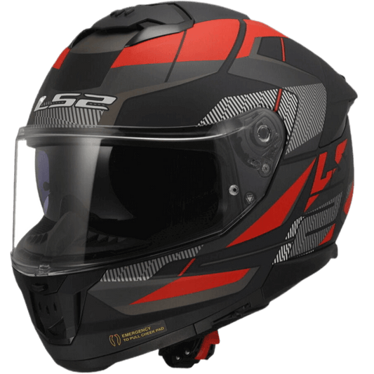 FF320 STREAM II ROAD GLOSS BLACK TITANIUM RED