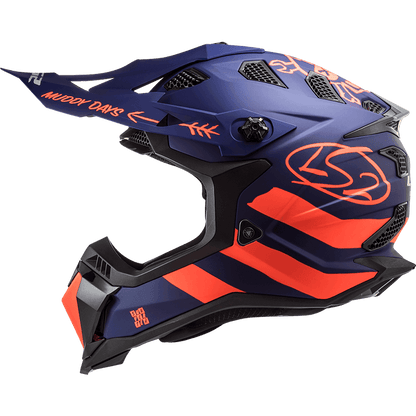 MX700 SUBVERTER EVO CARGO MATT BLUE FLURO ORANGE