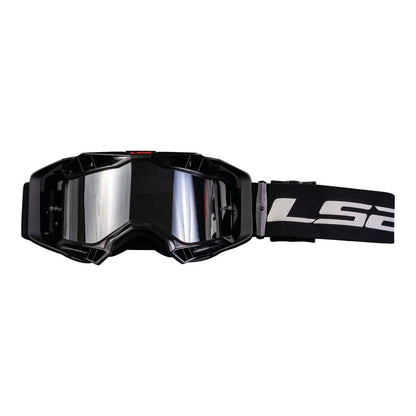 LS2 AURA GOGGLE BLACK WITH IRIDIUM VISOR