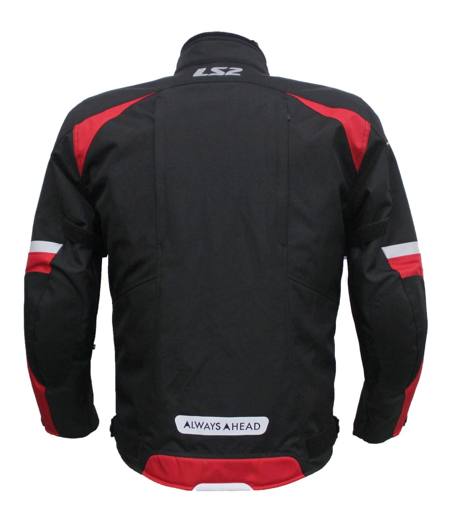 LS2 SERRA MESH BLACK RED JACKET