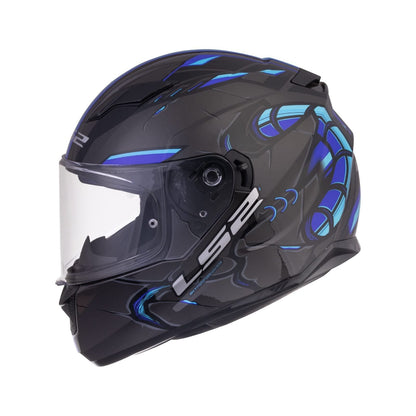 FF320 STREAM EVO ZUKO BLACK BLUE WITH PINLOCK