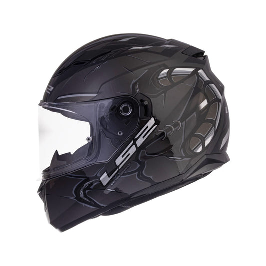 FF320 STREAM EVO ZUKO MATT BLACK GREY WITH PINLOCK
