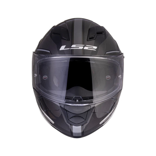 FF320 STREAM EVO ZUKO MATT BLACK GREY WITH PINLOCK