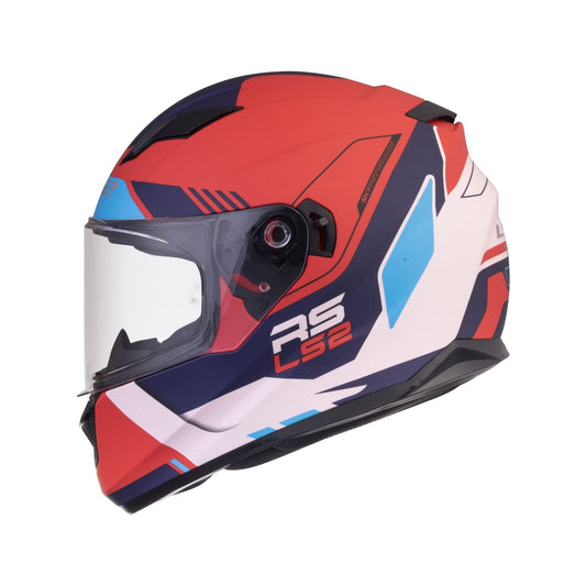 FF320 STREAM EVO XPLORER WHITE RED WITH PINLOCK