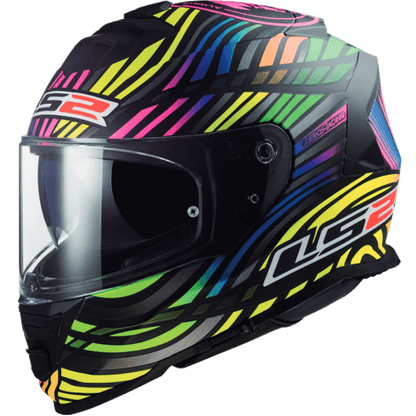 FF800 STORM POWER MATT BLACK RAINBOW + LS2 HELMET BACK PACK FREE