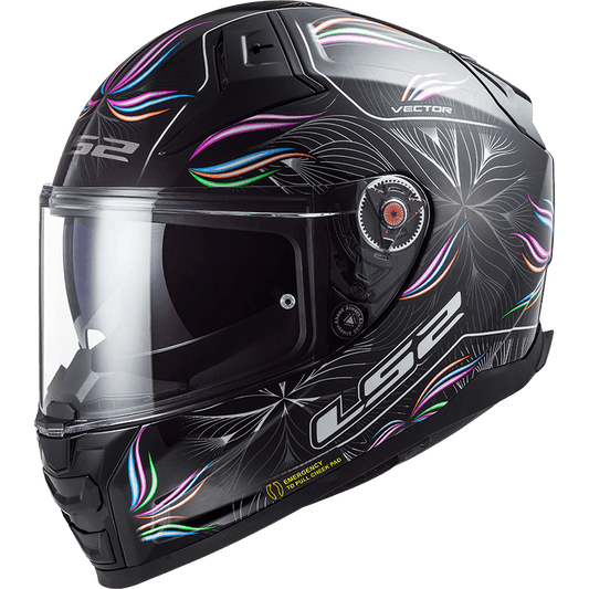 FF811 VECTOR II TROPICAL GLOSS BLACK WHITE