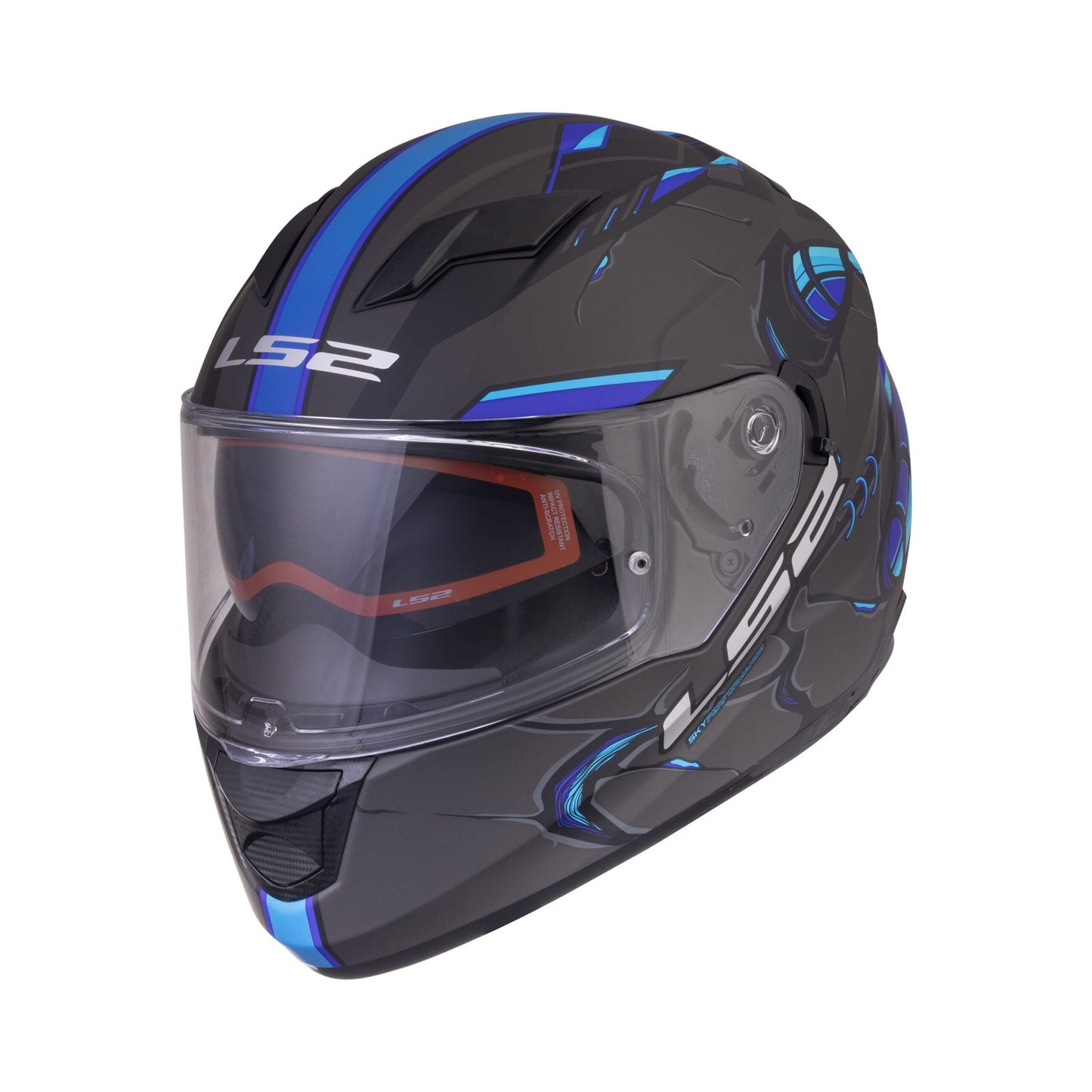 FF320 STREAM EVO ZUKO BLACK BLUE WITH PINLOCK