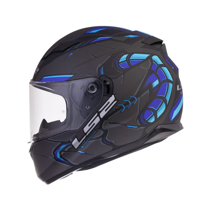 FF320 STREAM EVO ZUKO BLACK BLUE WITH PINLOCK