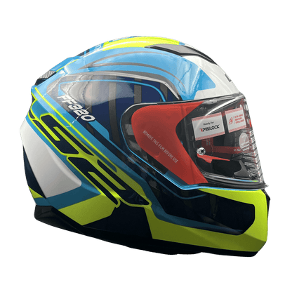 FF320 STREAM EVO LETAILS BLUE HI VIZ YELLOW (D-RING)