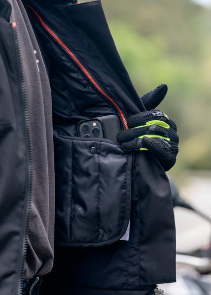 LS2 ZOOM MAN JACKET BLACK RED