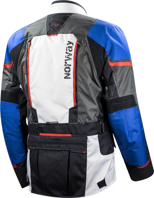 LS2 JACKET NORWAY MAN  BLUE BLACK GREY RED