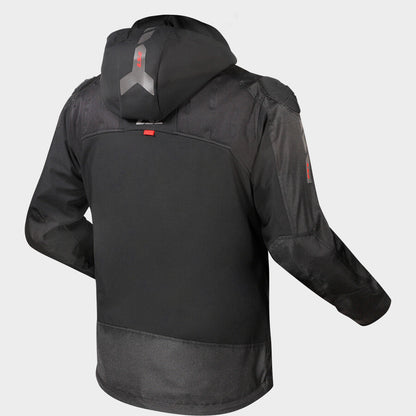 LS2 JACKET ZIRCONIUM EVO BLACK RED - CE CLASS A CERTIFIED