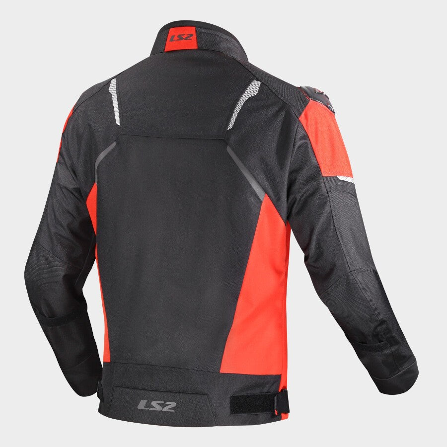 LS2 ZOOM MAN JACKET BLACK RED – ls2helmetsindia